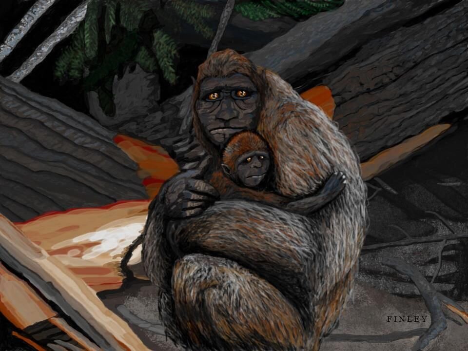 Bigfoot Has a Baby