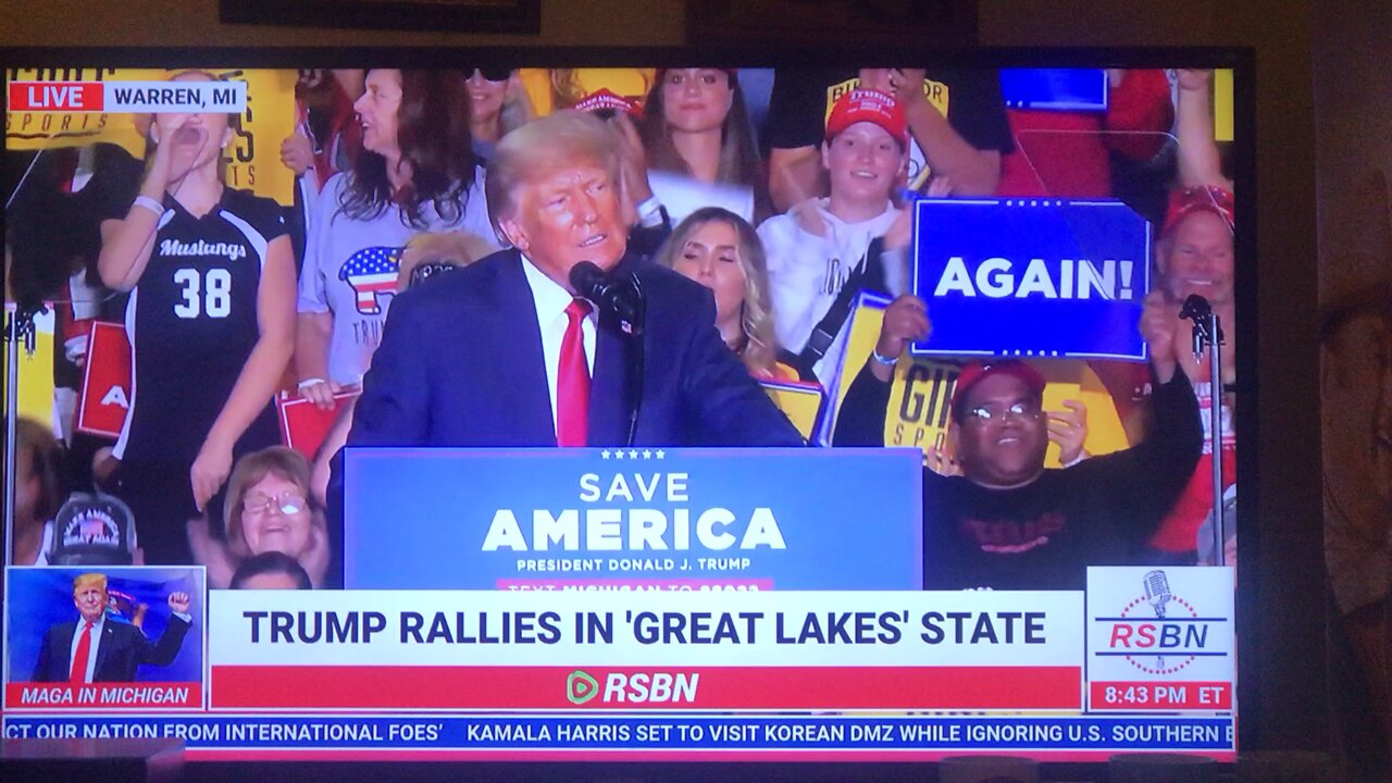 President Trumps rally