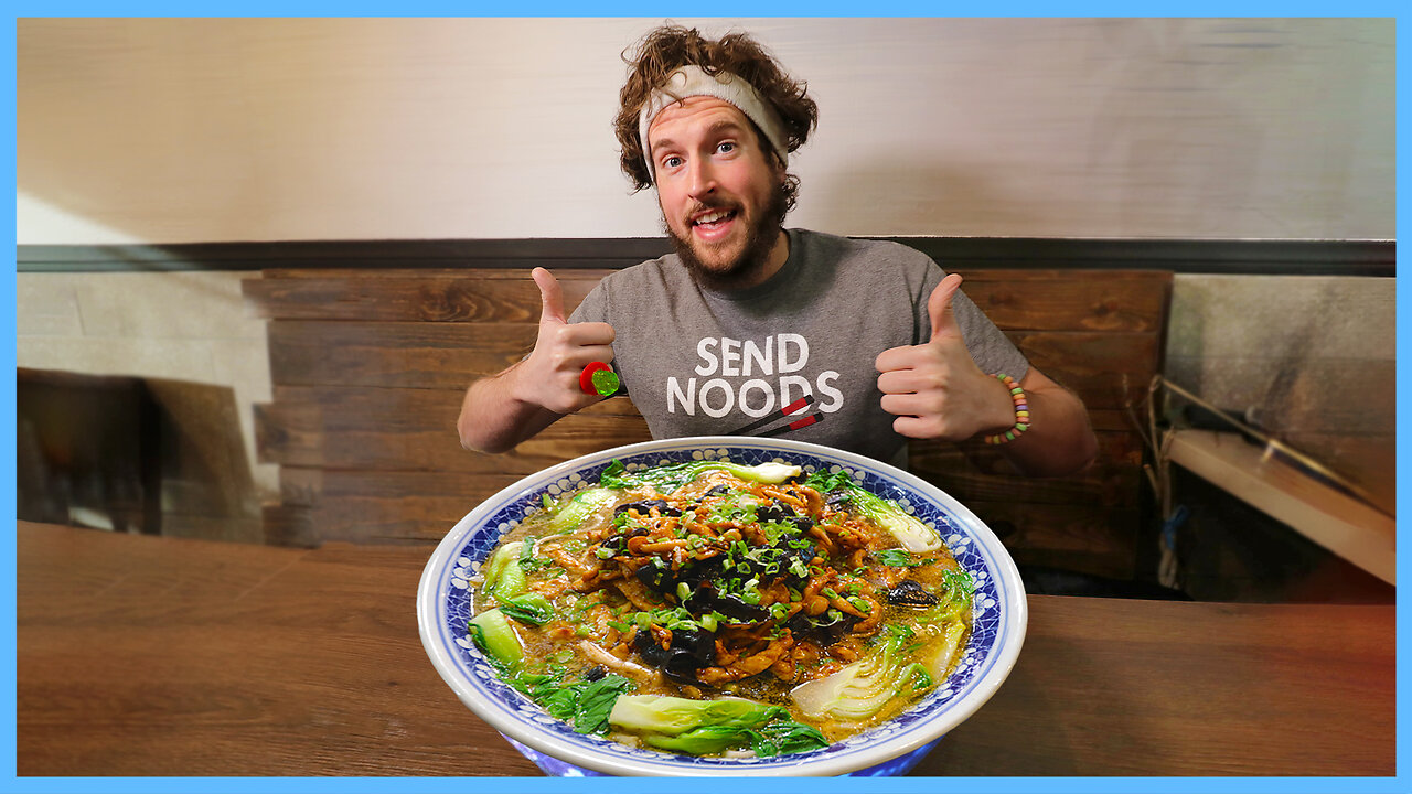 SEND THE NOODZ | GIANT JAPENESE RAMEN BOWL CHALLENGE IN LAS VEGAS