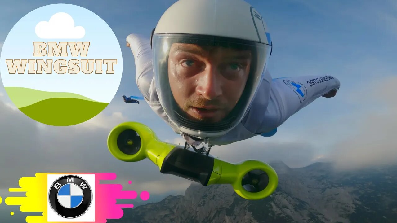 BMW Made the World’s First Electrified Wingsuit.The German marque just sent Peter Salzmann