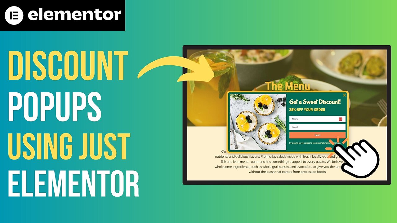 Create Wordpress Discount Popups In Elementor Without Plugins!