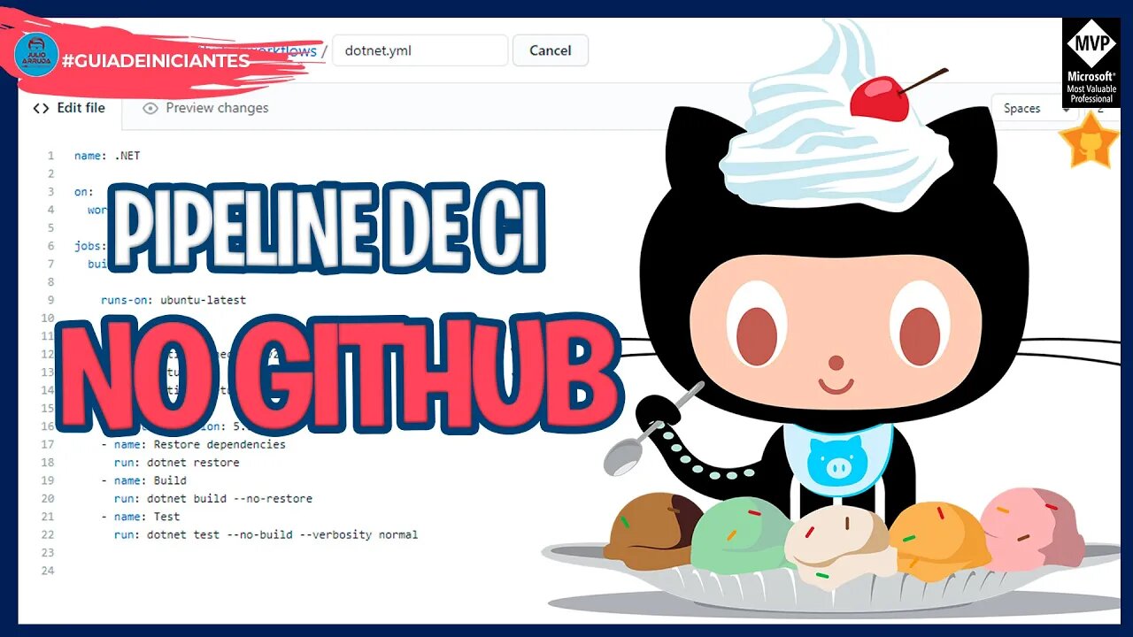 Criando um pipeline de CI no @GitHub | Guia de Iniciantes