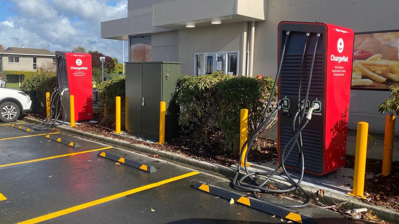 DC ultra rapid Hyperchargers in New Zealand for Charging new Electric Vehicles 2021