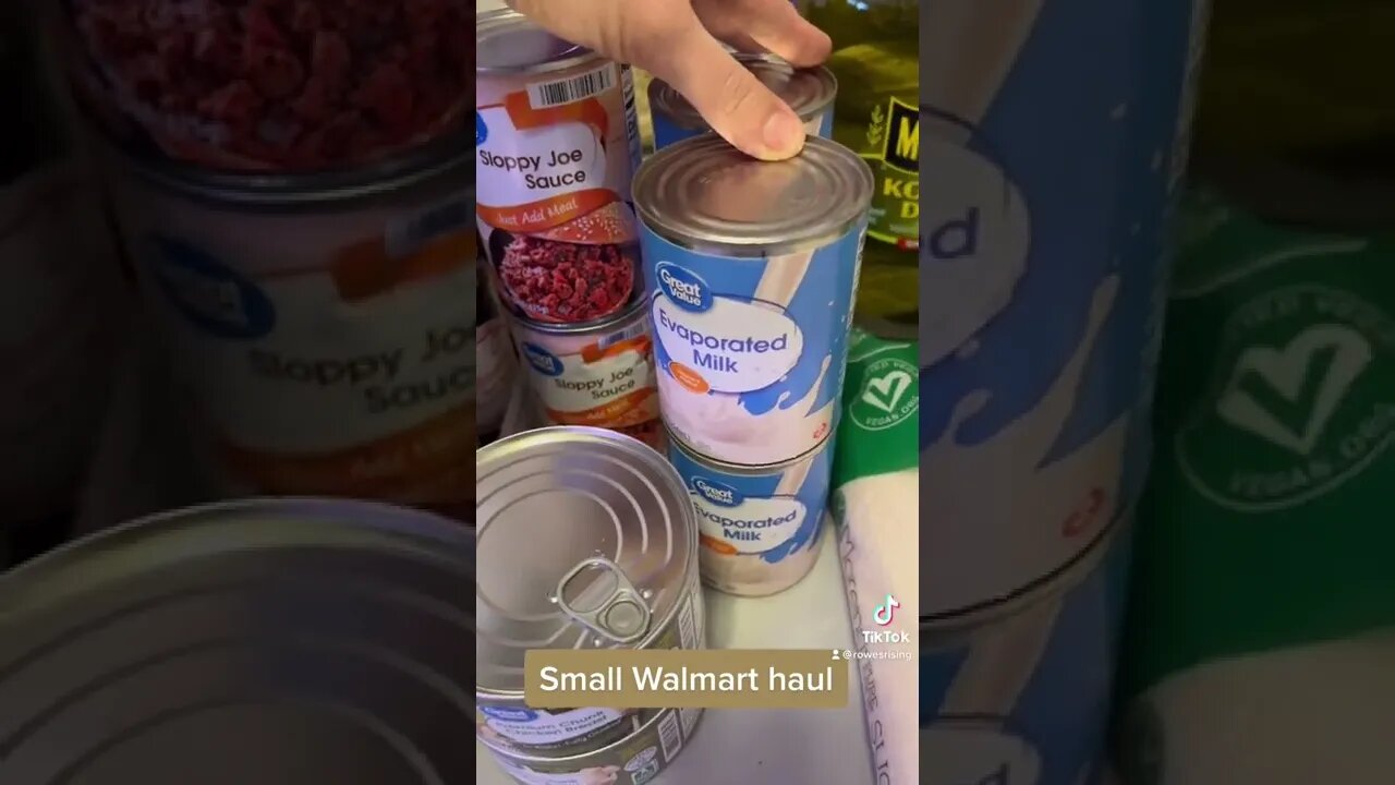 Walmart Haul | Pantry Organization| Prepper Pantry Haul