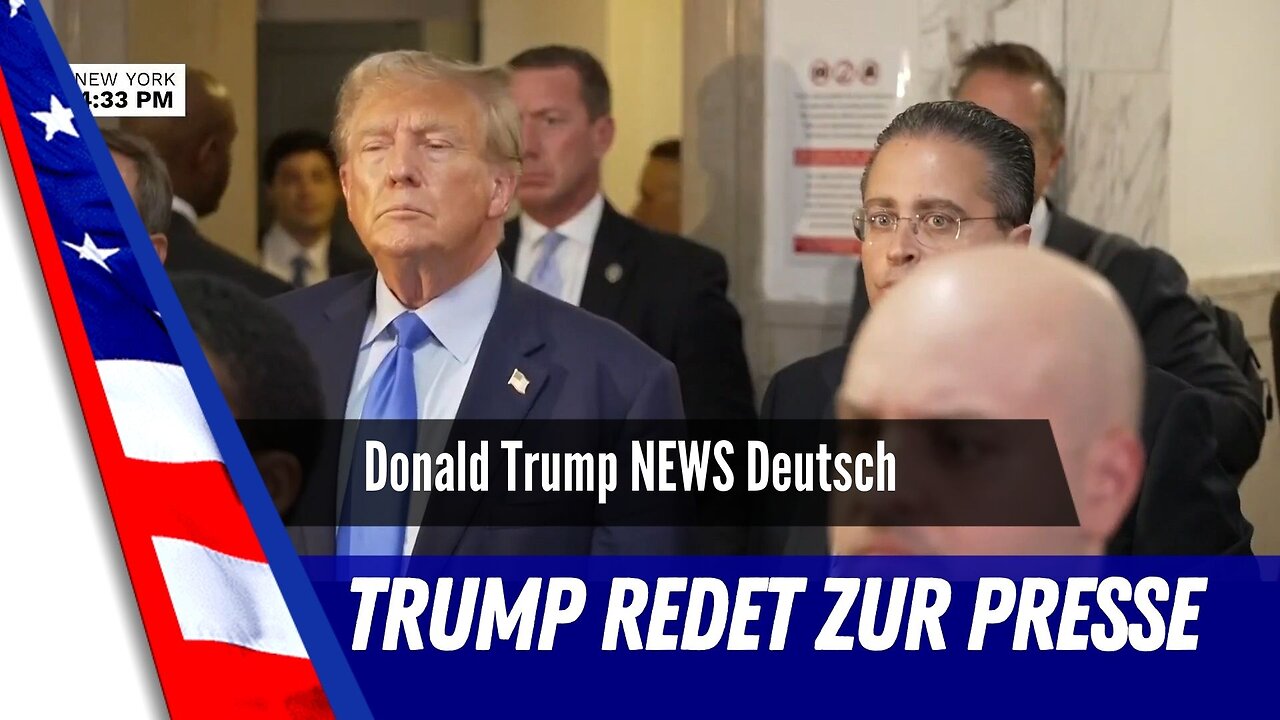 Trump redet zur Presse in New York