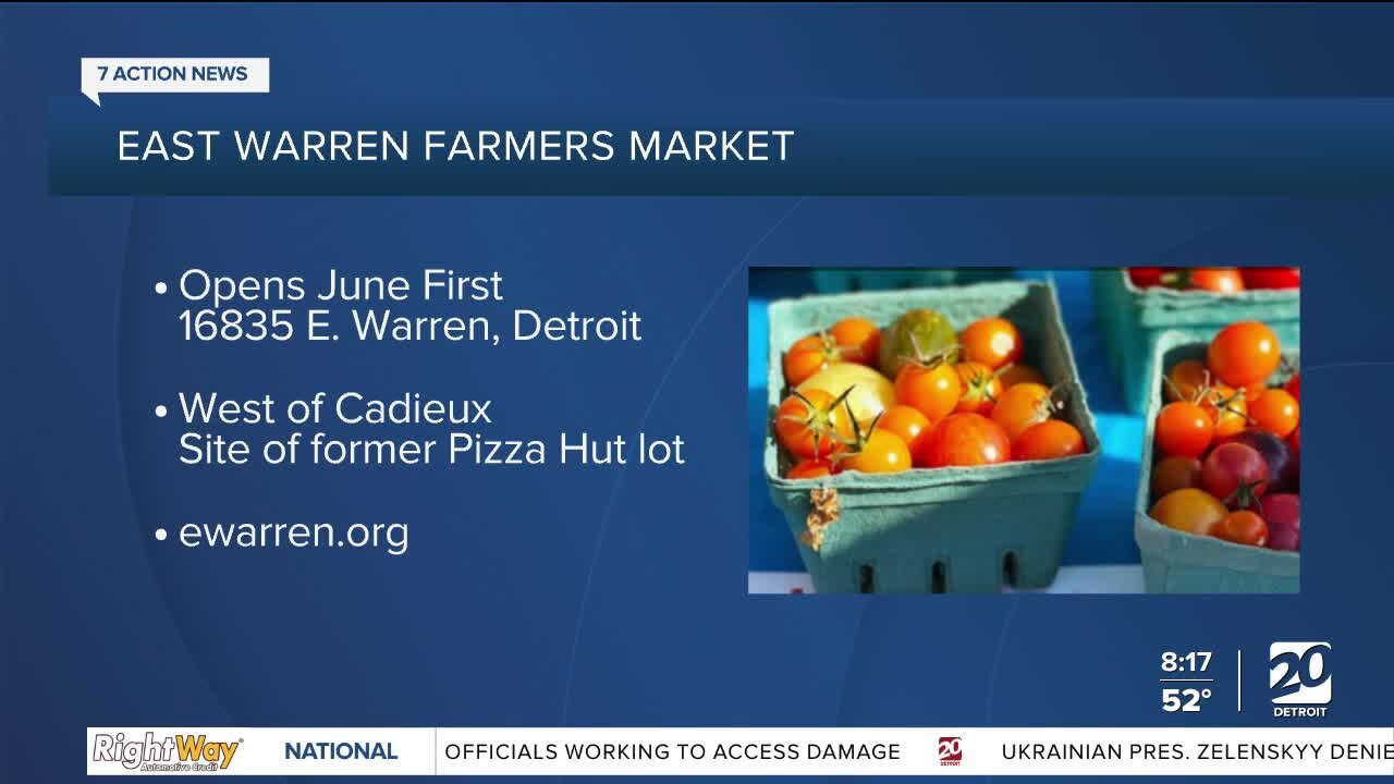 East Warren Farmer's Market opens June 1