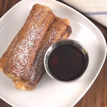 PB & Banana French Toast Roll-ups