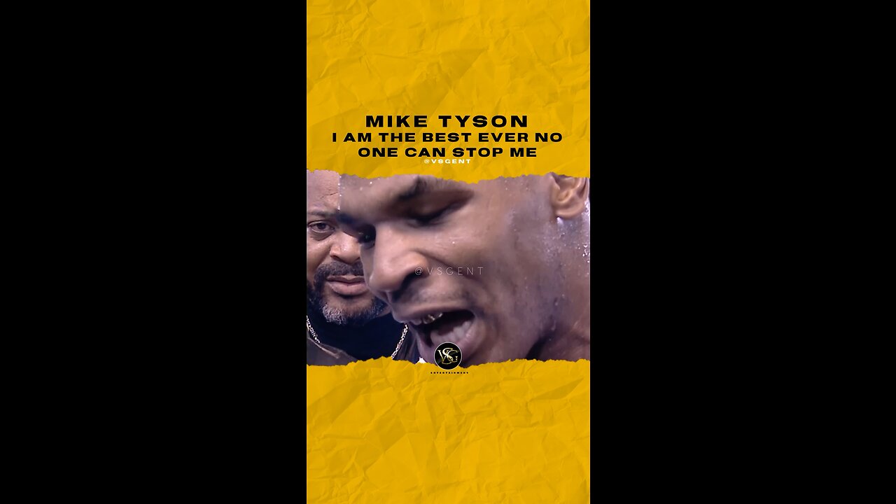 #miketyson I am the best ever no one can stop me.