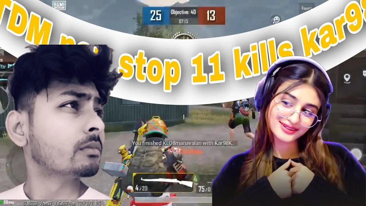 TDM non stop 11 kills kar98 #new #video #tdm #11kills #bgmi #dynamo vs #payalgaming #new #video #vs