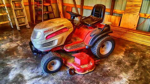 Steering repair on White Outdoor Lawn Mower by MTD