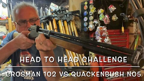 Head to head challenge Crosman 102 vs Quackenbush no5 200+ years of 22 goodness!