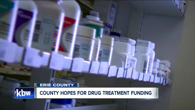 Erie County interested in NYS funding for opioid center--6pm