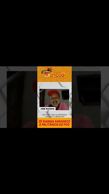 Zé Rainha, da FNL, agradece à militância do PCO e diz: "o que estava preso era a causa"