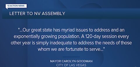 Mayor Goodman supports annual NV legislative sessions