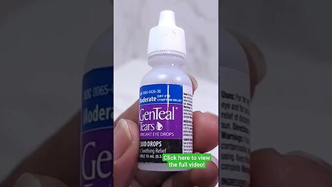 GenTeal Tears Lubricant Eye Drops Review!