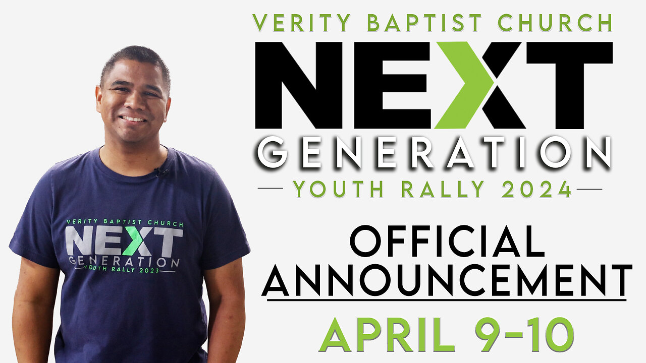 VBC's Next Generation Youth Rally 2024 | Official Announcement!