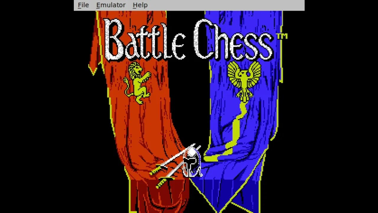 Nes game title screen: Battle chess