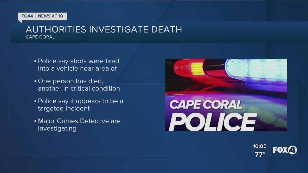 Major Crimes investigating death in the Cape