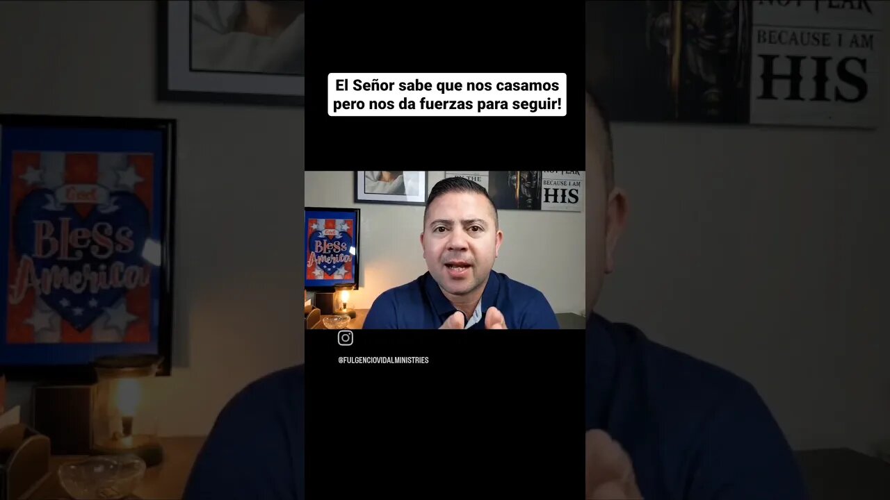 El Señor nos renueva las fuerzas cuando nos cansamos!