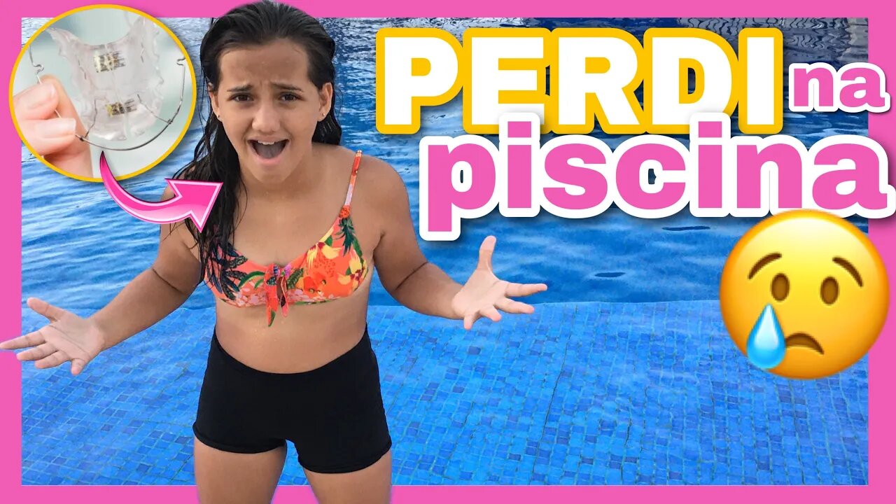 😱PERDIR MEU APARELLHO NA PISCINA😢