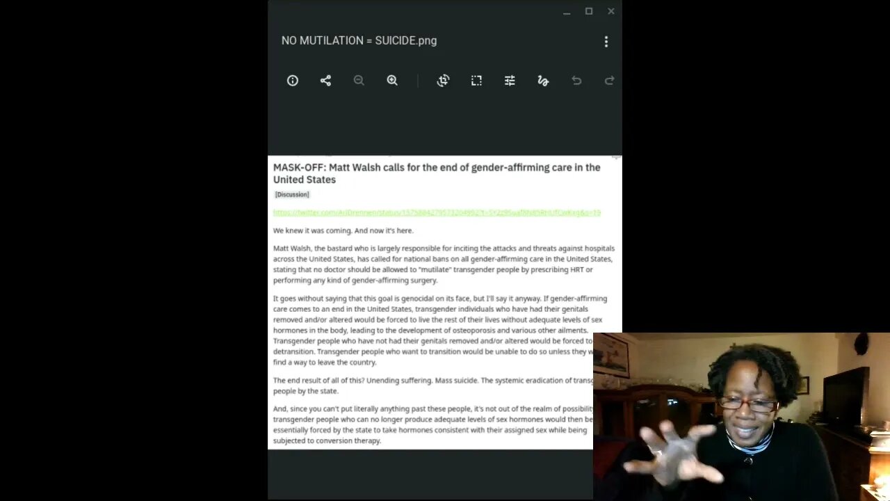 FASCIST MATT WALSH CALLS FOR TRANS GENOCIDE!! Testerical Reddit Rant.