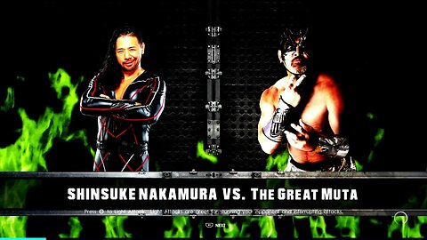 Pro Wrestling NOAH New Year 2023 Shinsuke Nakamura vs The Great Muta