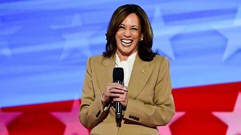 Watch: Kamala Harris takes stage on opening night of DNC