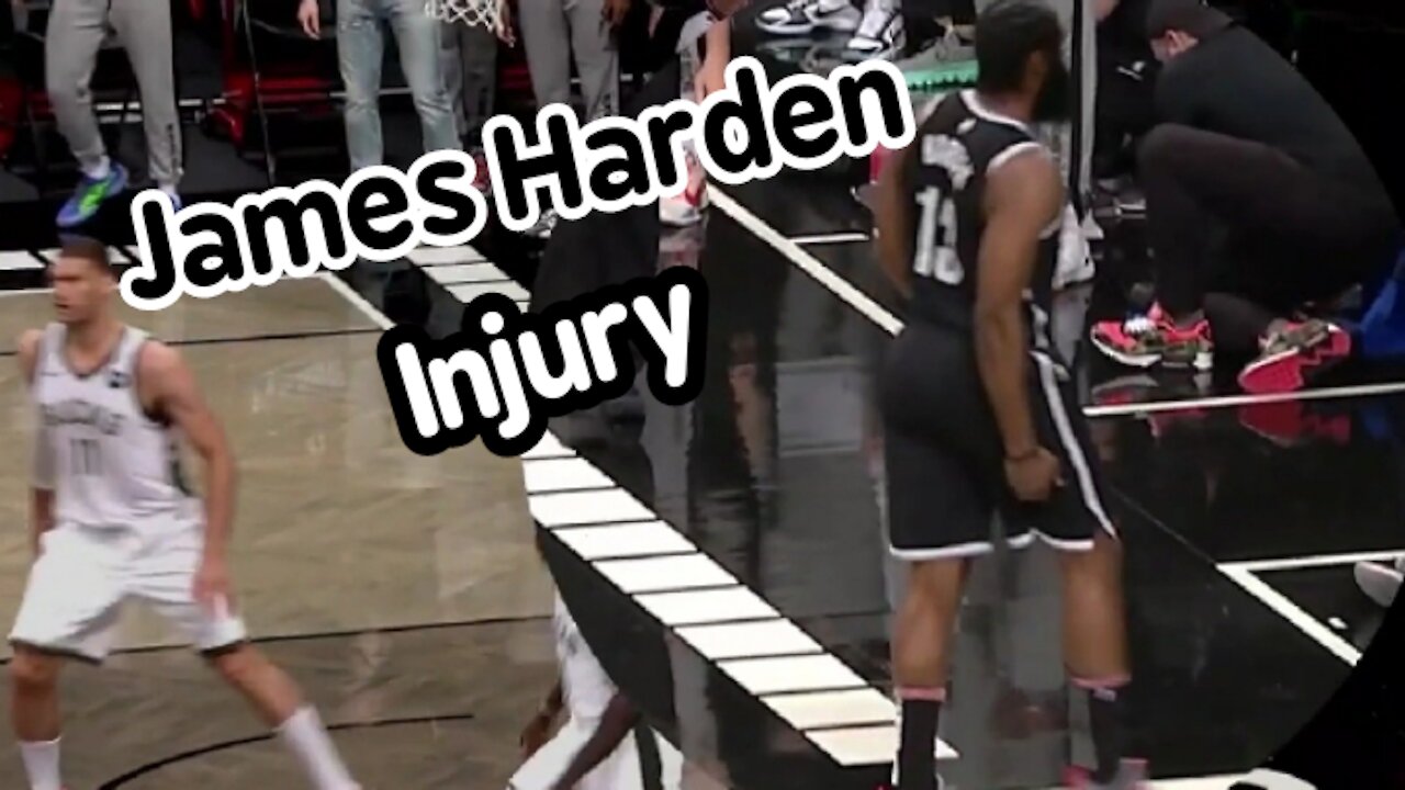 James Harden Injury in Game 1 - Bucks