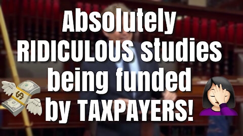 Senator Rand Paul's SAVAGE Speech on Ridiculous Taxpayer Funded Studies!