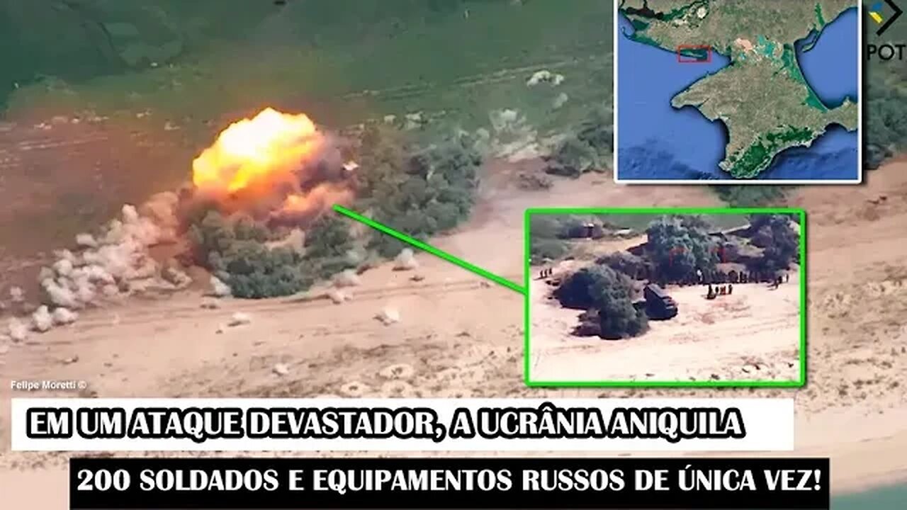 Em Um Ataque Devastador, A Ucrânia Aniquila 200 Soldados E Equipamentos Russos De Única Vez!