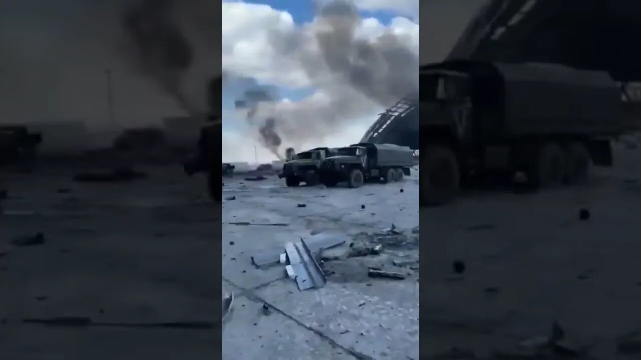 Battle Damage at Gostomel after the 25th