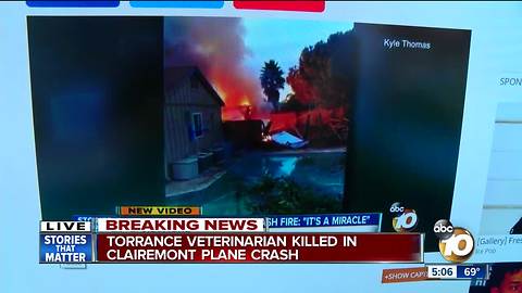 Torrance veterinarian killed in Clairemont plane crash