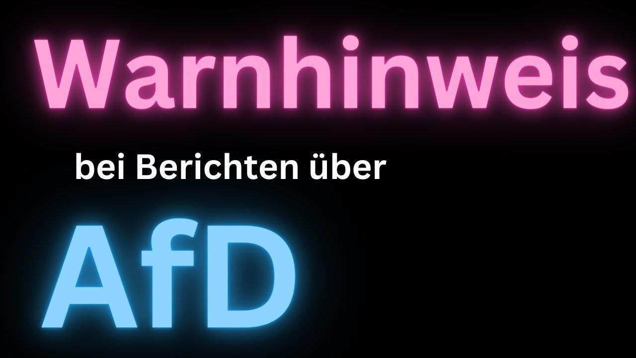AfD mit Warnhinweis !!!@warum.kritisch๐๐๐๐ COV ID1984