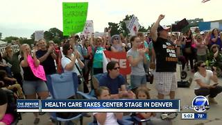 Health care takes center stage in Denver