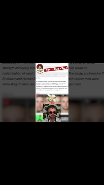 Democrats Have Low Testosterone