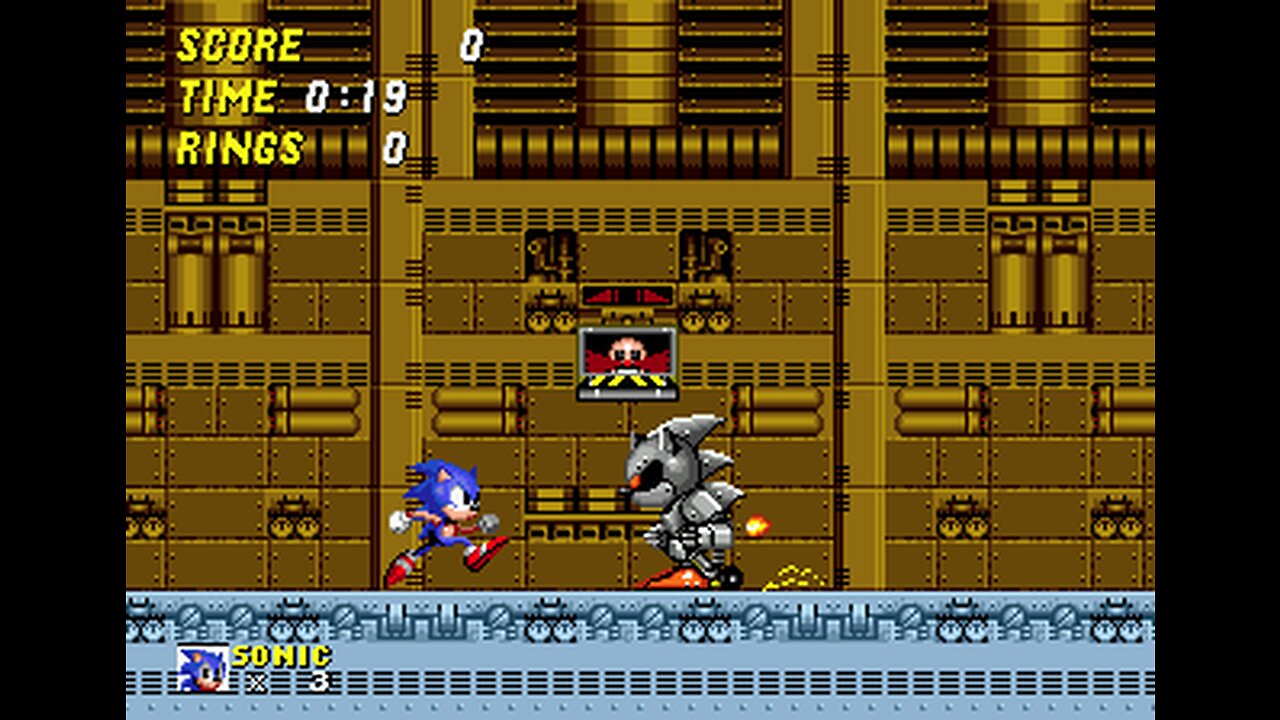 Sonic The Hedgehog 2 - Death Egg Zone (Final Boss)