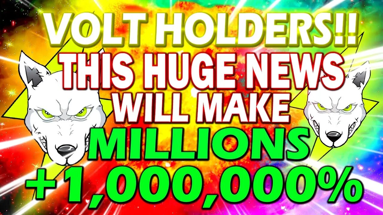 VOLT HOLDERS THIS IS URGENT!! (RETIRE EARLY)