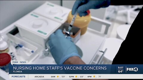 Nursing home staff express concern over vaccine