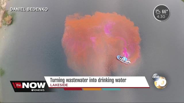 Remote-controlled sub studies how purified water mixes with reservoir water