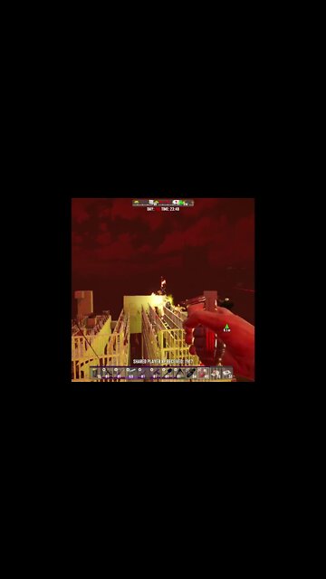 grenade vs zombie dog... zombie dog learns how to fly. ---- 7 Days To Die (Apoc Now Mod)