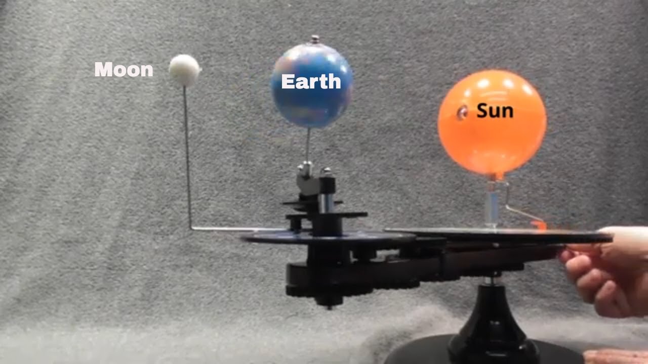 Phases Of The Moon Explained Using An Orrery