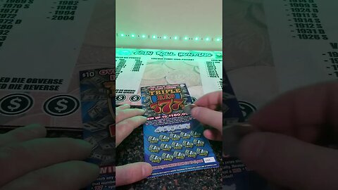 BIG WIN on 777 Lottery Scratch off Ticket!!