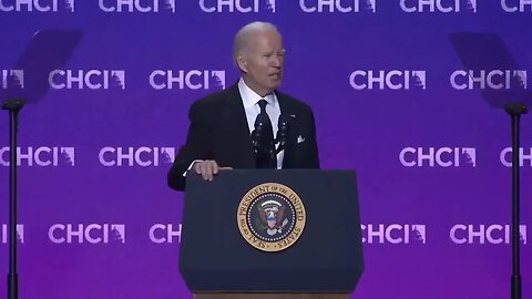 Biden, Heavily Mumbling, Claims "Mega Republicans ... Continue To Undermine Our Border Security"