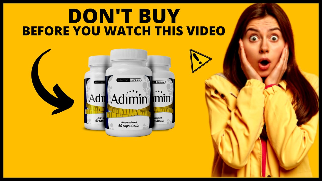 ADIMIN Honest Review-Does it work for weight loss? Don't buy before you watch this video.