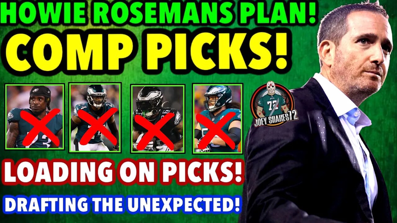 HOWIE ROSEMAN IS DOING IT! COMP PICKS! THATS WHAT HE WANTS! DO EAGLES MAKE GAME CHANGING DRAFT?!