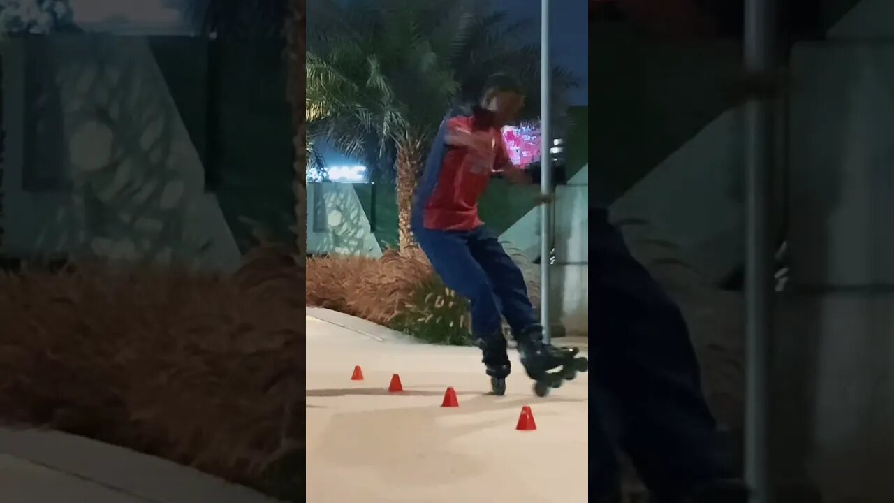 Footwork Slalom | Chris Brown - Talm Bout #skateweaver #shorts