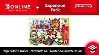 Paper Mario Trailer - Nintendo 64 - Nintendo Switch Online