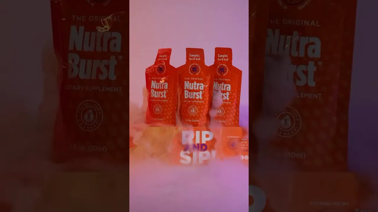 Nutra Burst Rip & Sip is BACK!!