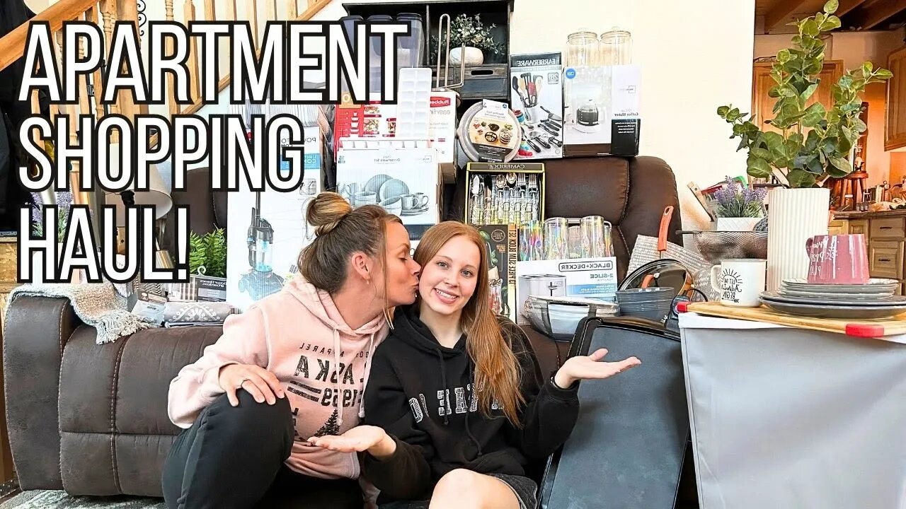 Shopping VLOG in Alaska! Lexxy's 1st Apartment-She Needs Everything | Furniture, Cookware, Linens...