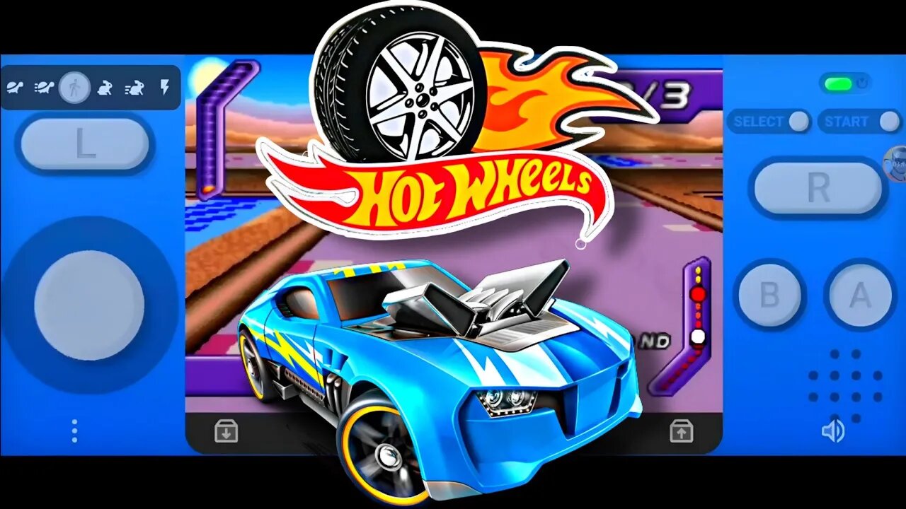 Hot Wheels - World Race - Game Play no Game Boy Advance Android - PRIMEIROS MINUTOS DE JOGO